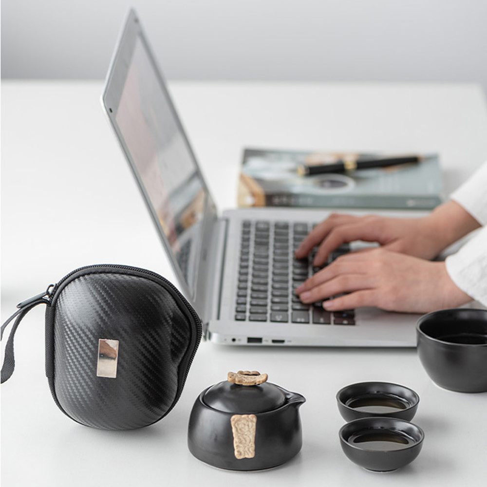 Auspicious Clouds (祥云) Travel Teapot Set