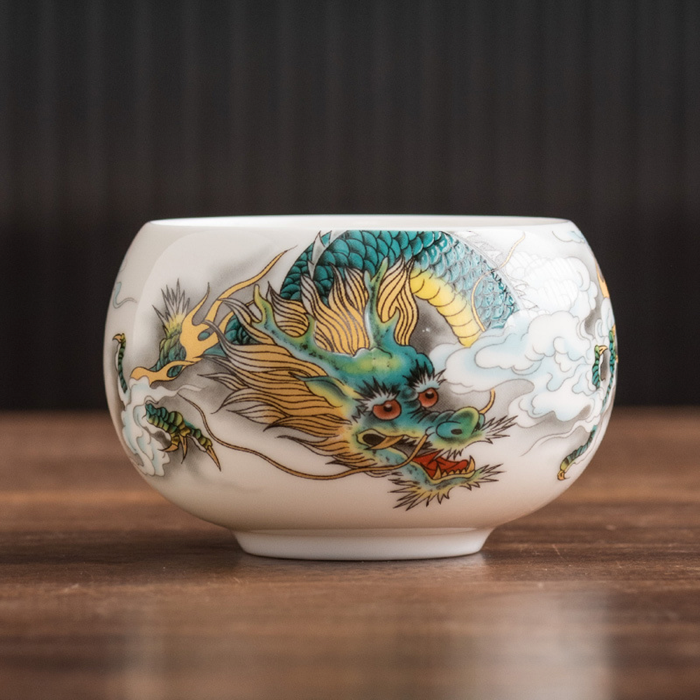 Year of Dragon Tea Cup Set (龙年主题茶杯套装)