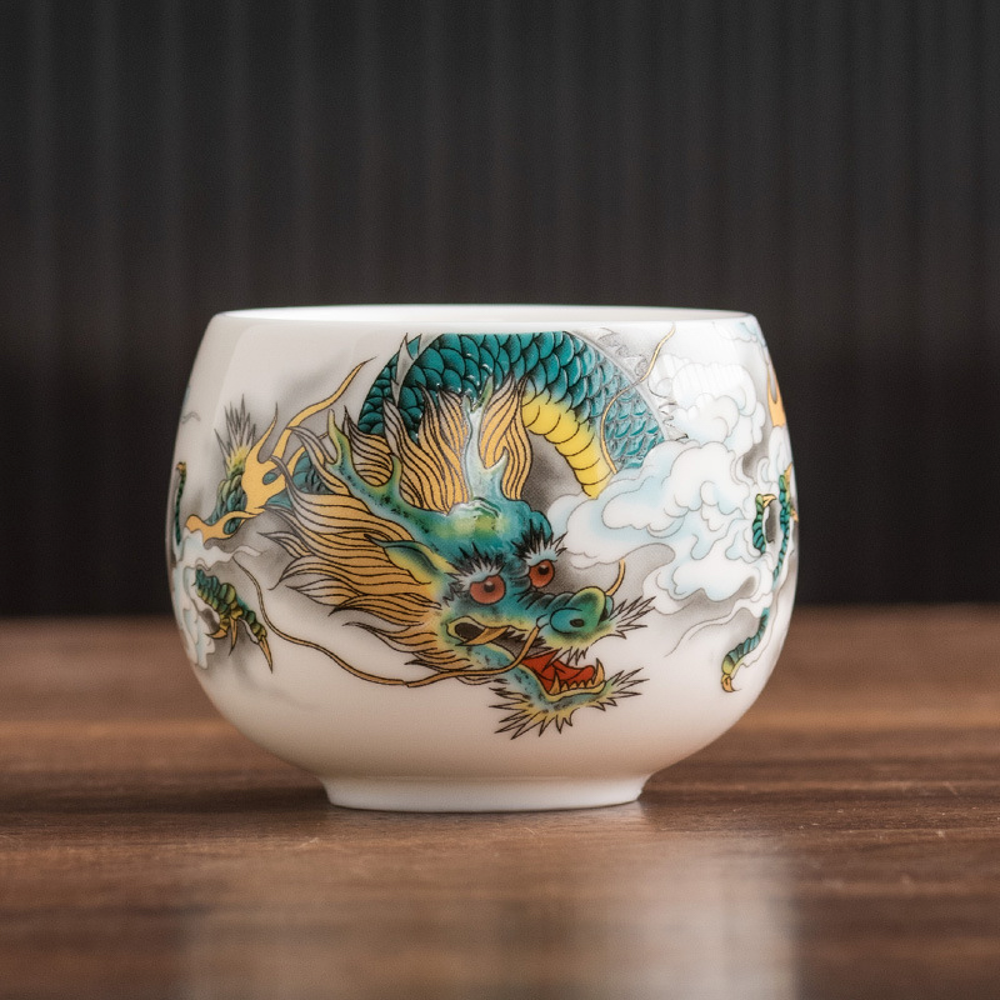 Year of Dragon Tea Cup Set (龙年主题茶杯套装)