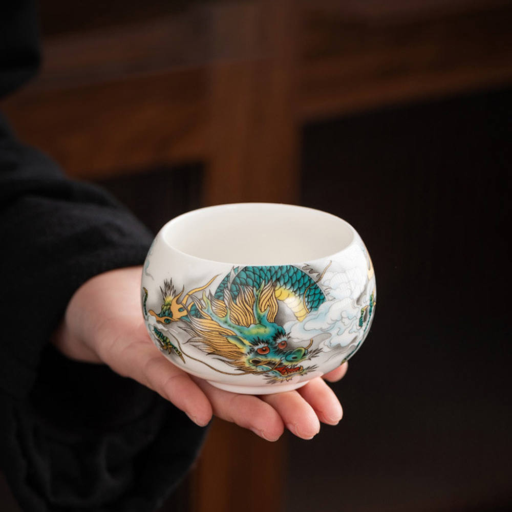 Year of Dragon Tea Cup Set (龙年主题茶杯套装)