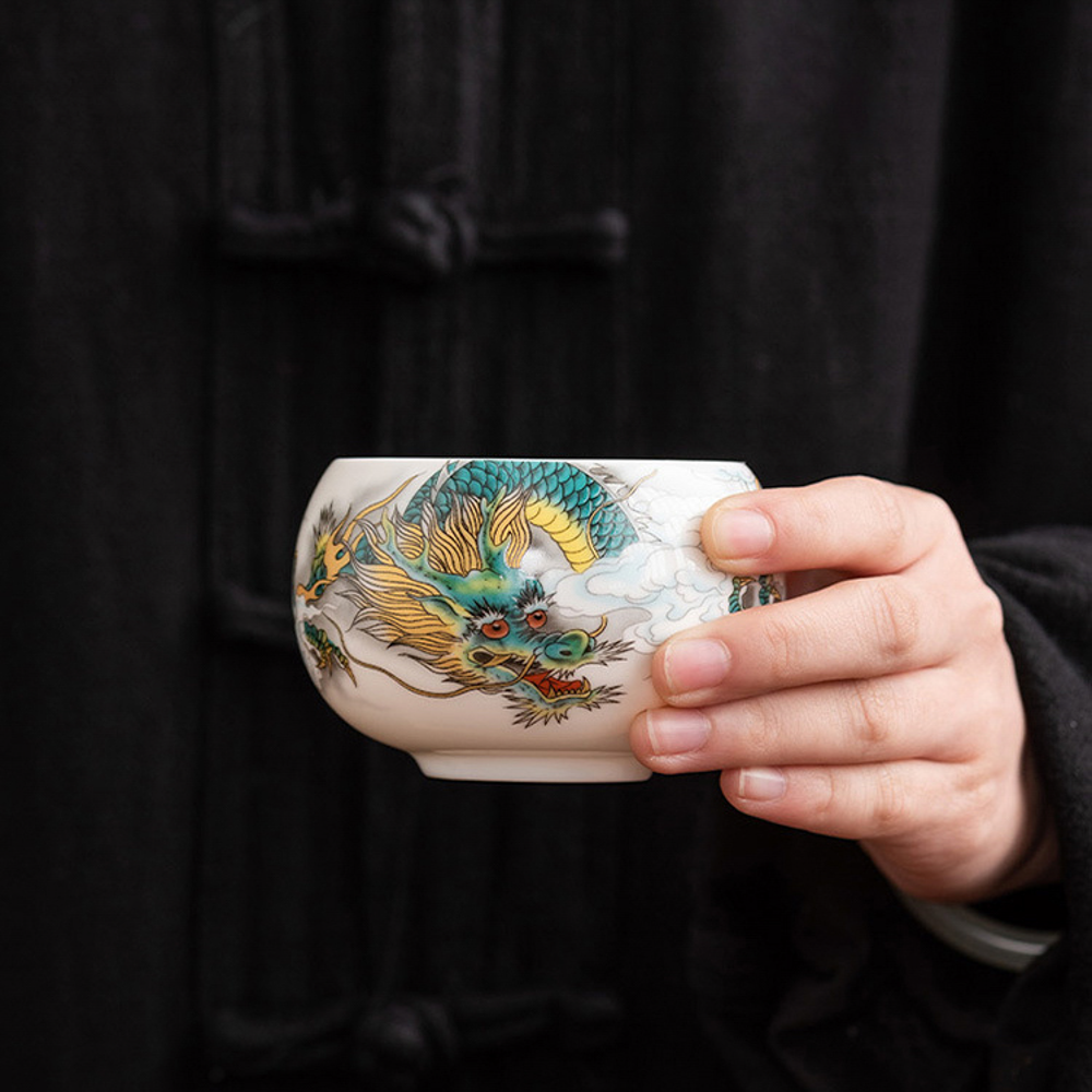Year of Dragon Tea Cup Set (龙年主题茶杯套装)