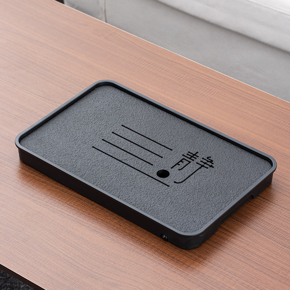 Rectangular/ Square fancy and portable Stone Tea tray