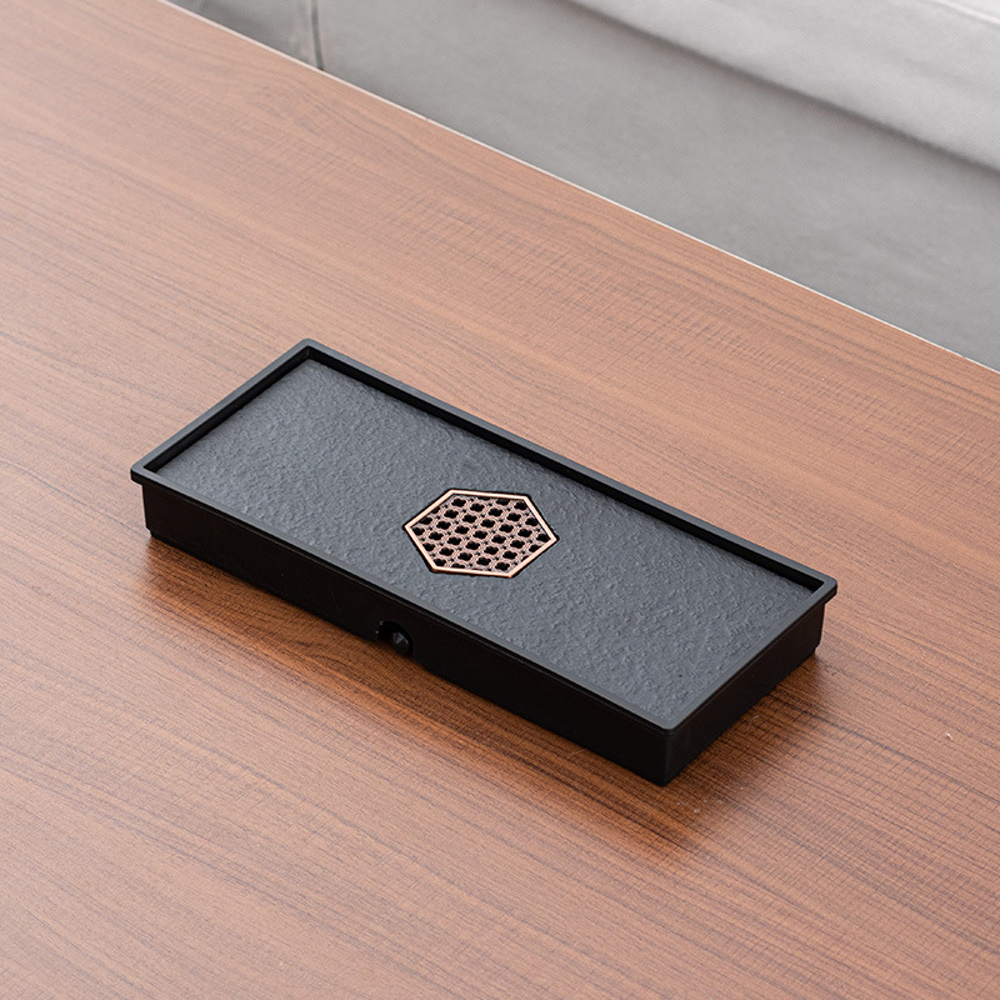Rectangular/ Square fancy and portable Stone Tea tray